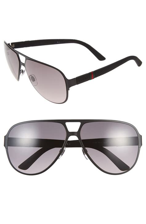 gucci 62mm aviator sunglasses|gucci unisex aviator sunglasses.